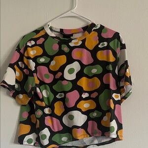 Colorful Abstract Pattern Women's Top